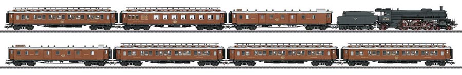 Orient Express Train Set with a Baden Class IV h