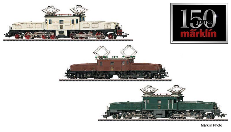 Mrklin 31860 150th Anniversary SBB Crocodile Dealer Deko Set