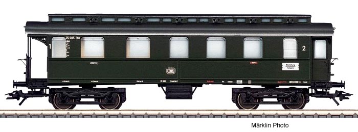 Bleu 087357 Märklin-Schnellzugwagen-5er-Set der DB Modélisme de Train Rapide-Lot de 5 