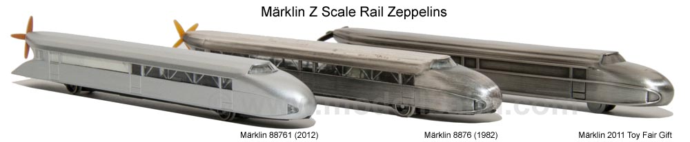 Collection of Marklin Rail Zeppelin Models