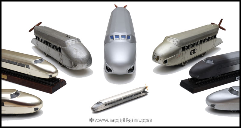 Collection of Marklin Rail Zeppelin Models