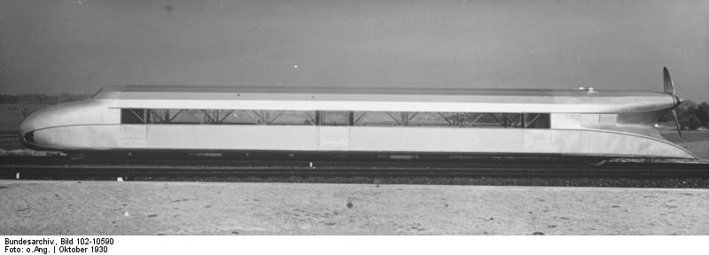 Photo of Kruckenberg Rail Zeppelin Prototype