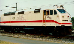 EMD F69PH painted in ICE color scheme