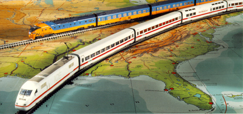 Markln #3700 Amtrak ICE Ad - 1993